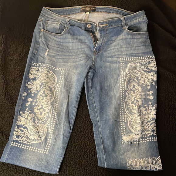 Venezia destroyed with design skinny jeans - Picture 4 of 7